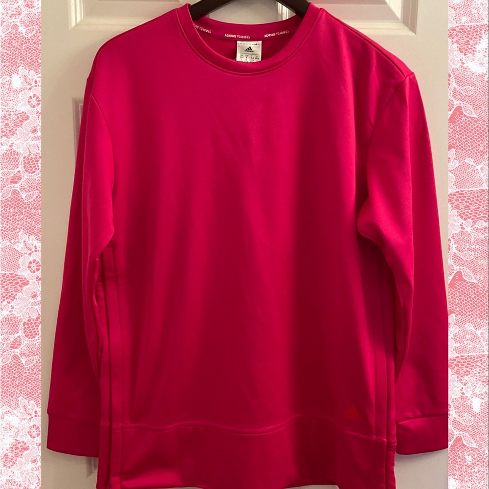 Adidas GG Crew Neck Sweatshirt - NWT - Size Small - Magenta